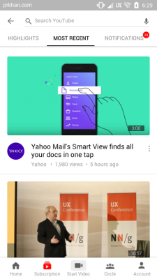 Subscriptions (Most Recent)