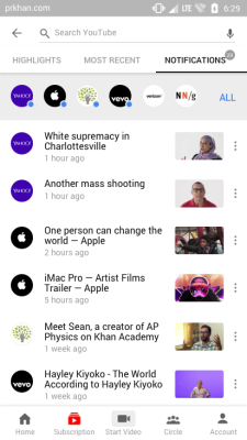 Subscriptions (Notifications)